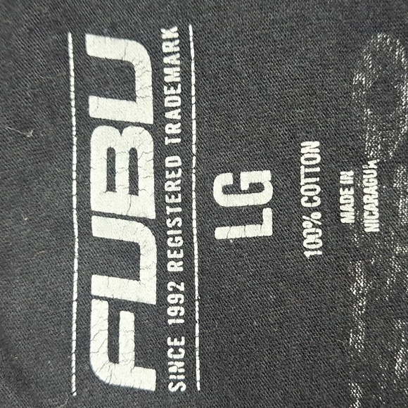 Fubu One Music Fest Atlanta GA double-sided black & orange LG concert t-shirt - Picture 6 of 6